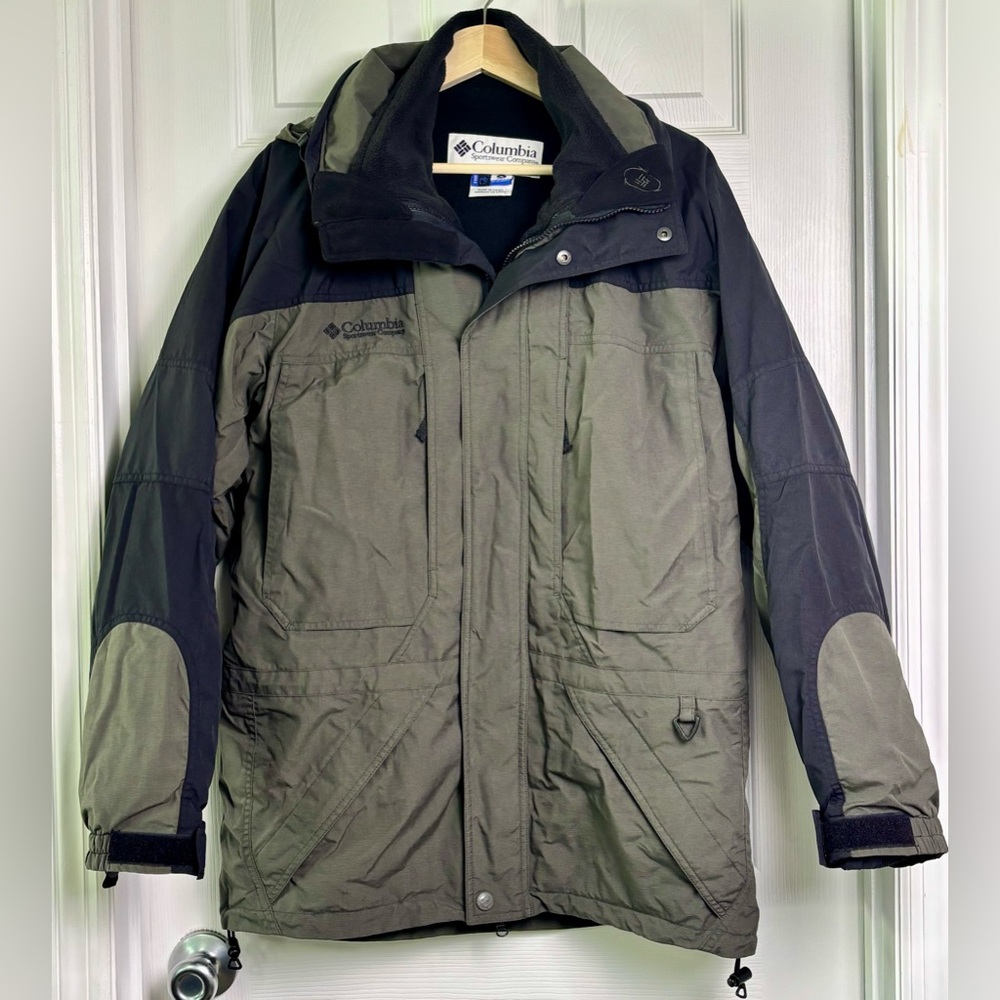 Columbia Double Whammy 3-in-1 Jacket Mens Medium Interchange Omni Shield Coat